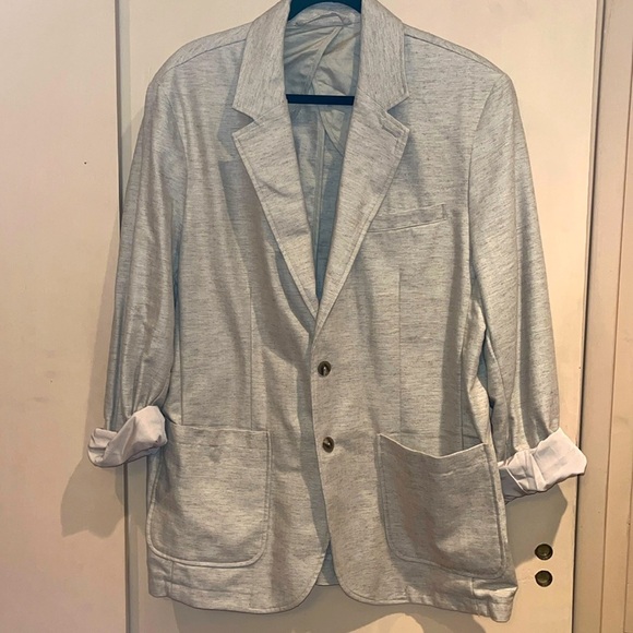 Goodfellow & Co cotton & linen combo oversized tan jacket size XL NWOT / new - Picture 1 of 8